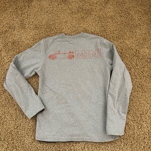 BMW Gray Long Sleeve Men's Tee